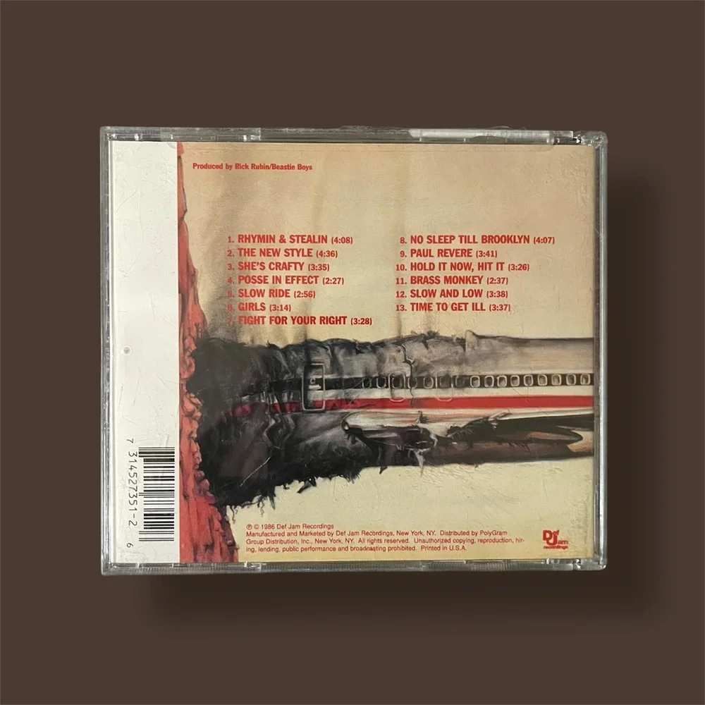 Beastie Boys - LICENSED TO ILL - CD Def Jam - Vintage 80's Awesomeness Like New - Picture 3 of 8